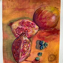 Gouache painting with Vicki McGrath. Un progetto di Teoria del colore, Belle arti, Pittura gouache e Pittura di jlochrie1995 - 09.03.2025