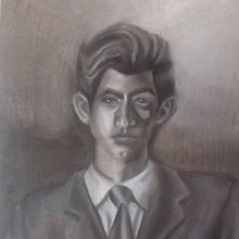 AUTORETRATO. Fine Arts, Drawing, Portrait Drawing, Realistic Drawing, and Traditional illustration project by themisteridea - 03.10.2025