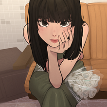 Retrato. Digital Illustration, and Drawing project by Daniela Michelle Cruz Tejada - 03.10.2025