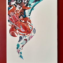Odyssée Onirique. Un progetto di Illustrazione tradizionale, Disegno, Belle arti, Pittura, Creatività, Disegno digitale, Illustrazione digitale, Pittura acrilica, Disegno a matita e Sketchbook di camillesouchard_pro - 10.03.2025