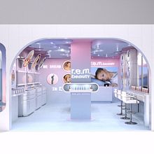 R.E.M. Beauty Dream Lab Pop-Up Shop. Interior Architecture, Retail Design, Interior Design, Interior Decoration, and Spatial Design project by Perry Estocado - 03.10.2025