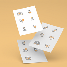 Iconos + UI/UX (Parte 04). Un proyecto de Ilustración digital, Diseño gráfico, Br, ing e Identidad, Creatividad, Marketing Digital, Diseño digital, Publicidad, UX / UI, Teoría del color y Diseño para Redes Sociales de Joan Sala - 10.03.2025