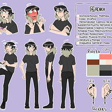 Fichas de personajes (Oc's Personales).. Digital Drawing, and Comic project by Matthew Eloy Orozco Osoria - 03.10.2025