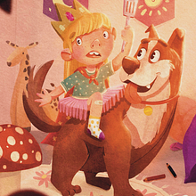 Roommates on a Royal Quest. Digital Illustration project by Cris Livotto - 03.11.2025