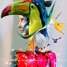Love Al revés. Digital Illustration project by mariapezsanz - 03.12.2025