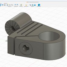 pieza de trípode dañado. 3D, 3D Design, Product Design, 3D Modeling & Industrial Design project by Edwin Martinez - 03.13.2025