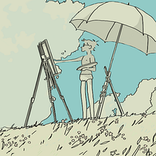 Nude boy, Ghibli style. Drawing, and Animation project by dani_ff - 03.13.2025