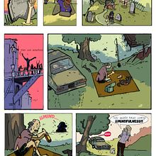 Hoja comic. Un proyecto de Ilustración digital, Dibujo y Diseño gráfico de juanma moreno millan - 13.03.2025