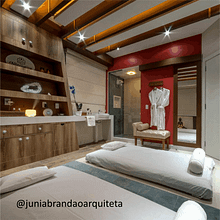 Alternativa Spa. Interior Architecture project by Junia Brandão - 03.13.2025