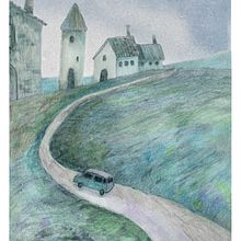 Assignment for the course Imaginary Places. Un progetto di Illustrazione architettonica, Illustrazione digitale, Disegno, Narrativa e Bozzetti di info_annazaza - 13.03.2025