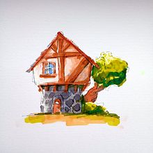 Studies. Architectural Illustration project by Dimitris Stefanidis - 03.16.2025