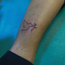 Tatuaje de paloma en piel. Projekt z dziedziny Projektowanie tatuaż użytkownika Aldana Mansilla - 16.03.2025