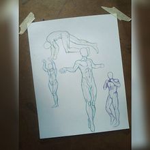 Mi proyecto del curso: Dibujo anatómico para principiantes . Fine Arts, Drawing, Pencil Drawing, Realistic Drawing, Figure Drawing, and Sketching project by Carlos Adrián De La Paz Almaraz - 03.17.2025