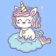 Isabella the Unicorn. Digital Illustration, Graphic Design, Drawing, and Sketching project by Evelin - 03.17.2025