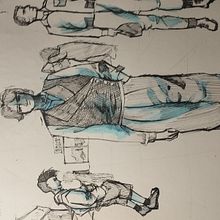 Zona de confort . Fine Arts, Sketching, Drawing, Pencil Drawing, Figure Drawing, Artistic Drawing, and Traditional illustration project by artistgamer752 - 03.17.2025
