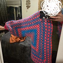 Strawberry patch crochet hexi cardigan . Arts, and Crafts project by Zuzu H - 03.19.2025