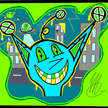 Zylox. Ilustração digital, e Criatividade projeto de Marco Campisi - 19.03.2025