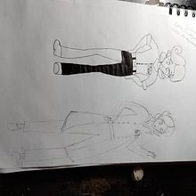 Galvin y sus muchos trabajos. Artistic Drawing, Character Design, Drawing, Narrative, Sketching, Stor, board, Stor, and telling project by hyr_cupcakes - 03.20.2025
