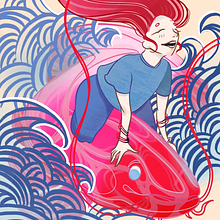 Mia et Fantôme. Projekt z dziedziny Ilustracja c, frowa,  R, sunek, Projektowanie postaci, Kreat, wność, R, sunek c, frow, Ilustracje dla dzieci, Projektowanie c, frowe, Malarstwo c, frowe,  R, sunek art, st i czn użytkownika Axel - 20.03.2025