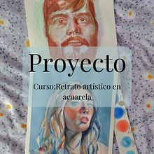 Mi proyecto. Fine Arts, Portrait Drawing, Painting, and Watercolor Painting project by Ana Mainar Juste - 03.20.2025