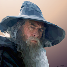 Geometric Portrait, Vector Portrait and Digital Painting Practice. Un proyecto de Ilustración digital e Ilustración vectorial de Hezron Daniel Cadayday - 20.03.2025