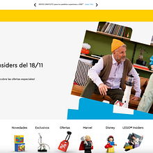 Lego Web Replica. UX / UI, Web Design, and Web Development project by María Cortes Vargas - 03.21.2025