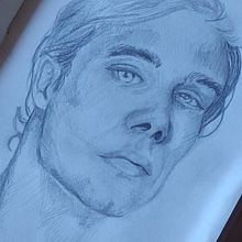 Proyecto Final Curso Rostro con NICO. Artistic Drawing, Drawing, Portrait Drawing, Sketchbook, and Sketching project by Frank Fur - 03.21.2025