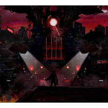 Concept Art Ciudad distópica. Traditional illustration, Digital Illustration, Concept Art, and Video Games project by Fernando Belmont - 03.21.2025