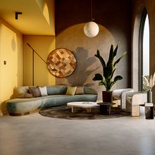 Saffron yellow. Un projet de Modélisation 3D, Architecture, ArchVIZ, Conception 3D , et Architecture numérique de Christina Rodina - 22.03.2025
