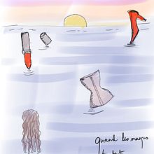 Quand les masques tombent. Un progetto di Illustrazione digitale e Disegno di dinebrigitte84 - 22.03.2025