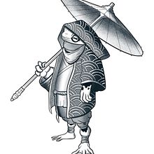 Rana viaggiatrice  Ein Projekt aus dem Bereich Digitale Zeichnung, Digitale Illustration, Zeichnung, Traditionelle Illustration und Tattoodesign von Mattia Forlani - 23.03.2025