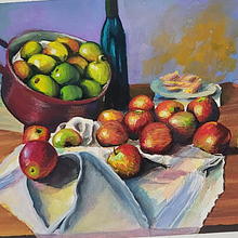 Course Project I: Gouache Painting: Create Vibrant Works of Art. Color Theor, Fine Arts, Gouache Painting, and Painting project by Diana - 03.23.2025