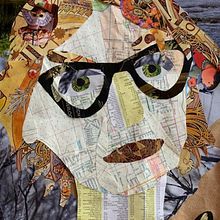 Paper Collage Illustration  . % Karen Konnerth tarafından hazırlanan Hika, Ve e anlatımı projesi - 03.23.2025