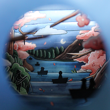 Tunnel Book "Petali" . Traditional illustration, Digital Illustration, Drawing, Arts, Crafts, Graphic Design, Fine Arts, Design, Br, ing, Identit, Communication, Creativit, Digital Drawing, and Editorial Design project by Francesca Moretti - 03.23.2025