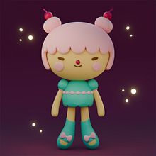 Kekki. 3D Modeling, 3D, 3D Character Design, and 3D Design project by Gelis Camarena - 03.23.2025
