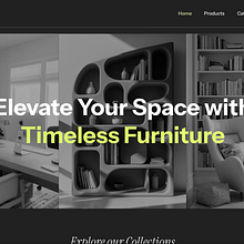 A Furniture Store - Fiorenzo. Un projet de Webdesign, UX / UI , et Design graphique de Ayush Namdeo - 24.03.2025