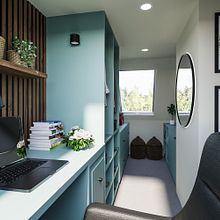 Walk in Closet and Study Area. Interior Design project by Davina - 03.24.2025