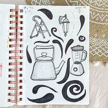 Proyecto achurados. Un progetto di Disegno, Illustrazione con inchiostro, Sketchbook, Disegno a matita e Bozzetti di Lucía Leiva - 26.03.2025