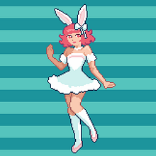 My Character for "Introduction to Character Design in Pixel Art". Character Design, Video Games, Pixel Art, and Game Design project by Vee Pike - 03.26.2025