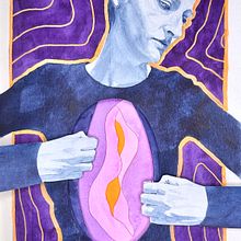 Opening Up. Creativit, Watercolor Painting & Interactive Design project by Heather Clements - 03.26.2025