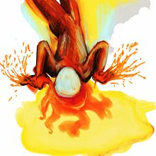 EGG BREAKER. Ilustração digital projeto de un frijol artistico - 27.03.2025