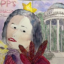 Carnival Musing. Sketching, Creativit, Drawing, Traditional illustration, Watercolor Painting, and Sketchbook project by Karen Konnerth - 03.27.2025