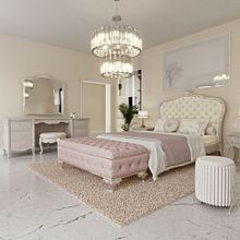 Classic French-style luxury bedroom . Interior Architecture, Architecture, Interior Design, 3D Modeling, Interior Decoration, 3D Design, and ArchVIZ project by Rodrigo Lomazzi - 03.28.2025