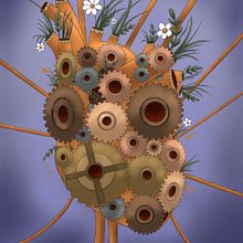 Rostiges Herz Ein Projekt aus dem Bereich Digitale Illustration von Helena Villoria Carmona - 28.03.2025