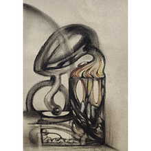 Dibujos experimentales con materiales secos. Drawing, and Traditional illustration project by Gressie - 03.28.2025