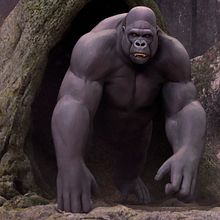 Gorilla illustration.. Un progetto di 3D, Illustrazione digitale, Character design, Modellazione 3D, Pittura digitale, Character design 3D, Videogiochi e Arte concettuale di Abraao Hwoarang - 29.03.2025