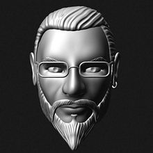 Yo mismo. Een project van 3D, 3D-karakterontwerp y  3D-modellering van Sergio Isaac Jiménez González - 31.03.2025