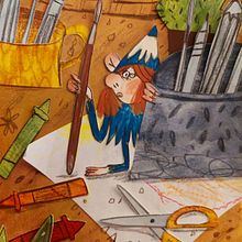 Collage Illustration – Your Desk Troll!. Un progetto di Illustrazione tradizionale, Disegno, Artigianato, Pittura, Pittura ad acquerello, Disegno a matita, Illustrazione infantile, Creatività e Belle arti di Viktorija Jaros - 31.03.2025