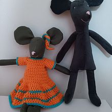 Ratones grises. Projekt z dziedziny Craft, Projektowanie postaci, Wzornictwo, krawiectwo,  Sz, cie i Projektowanie zabawek użytkownika Elena - 31.03.2025