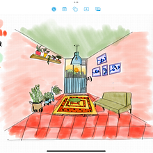 Donde reposa la luz . Sketching, Creativit, Drawing, Traditional illustration, Watercolor Painting, Gouache Painting, and Sketchbook project by Carolina Ortiz Díaz - 03.31.2025